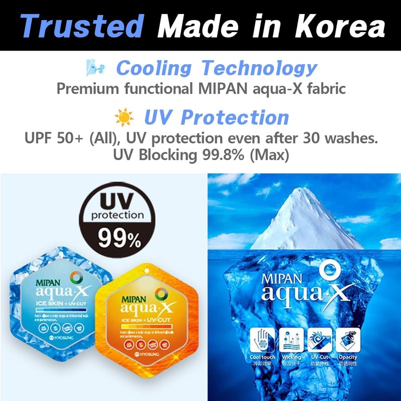 SUIGOLF Store KOREA (Type V) UV Sun Protection Balaclava Half Face Mask - For Golf, Hiking, Running, Cycling & Outdoor Sports - Image 2